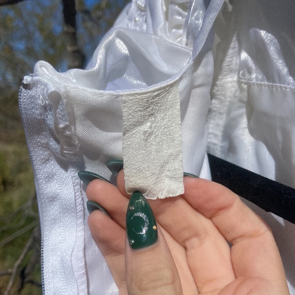 Spring Wedding Vintage White Children’s Flower Girl Dress - Picture 5 of 13